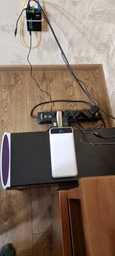 Кабель для питания роутеров и других устройств 5.5*2.5 мм. / USB 5 вольт на DC 9 вольт / 100 см. / черный