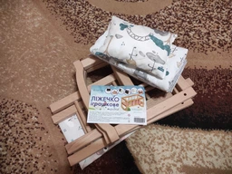 Кроватка деревянная игрушечная для куклы 43см с постелью Graisya качалка колыбель фото от покупателей 1