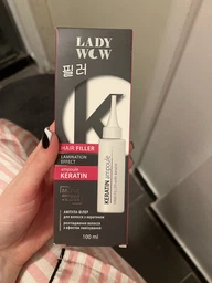 Подарочный набор Lady Wow Filler hair care Филлер-спрей Keratin Ampoule 15 в 1 с кератином 200 мл + Ампула-филлер 100 мл (4823080007389) фото от покупателей 1