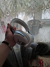 Наушники MCHOSE V9 PRO Black Беспроводная Игровая Гарнитура, Радиоканал/Bluetooth/3.5мм. Съемный Микрофон, RGB Подсветка, Обьемный звук 7.1, Автономная робота 250 Часов фото от покупателей 3