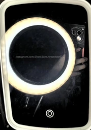 Зеркало для макияжа Xiaomi Jordan Judy NV026 White с LED подсветкой (6971418388353)