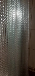 Штора для ванної кімнати прозора блискуча з 5D ефектом шторка для душа 180×200 см + кільця (12 шт) для шторки для ванної в подарунок