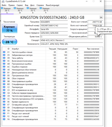 Твердотельний накопитель Kingston A400, 240GB, 2.5", SATAIII, 3D NAND фото от покупателей 2