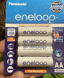 Аккумулятор PANASONIC Eneloop AA 1900mAh белый, цена за набор 4 шт фото от покупателей 1