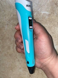 3D-ручка RZTK ArtPen с разноцветным эко-пластиком 250 м + Книга с трафаретами Purple фото от покупателей 7