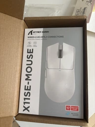 Ігрова комп'ютерна миша Attack Shark X11 з 2.4G / Bluetooth / провідним підключенням + магнітна зарядна станція з підсвічуванням