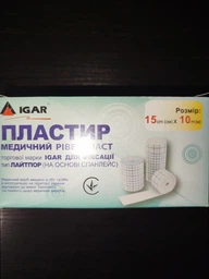 Пластырь медицинский Igar Лайтпор 15 см х 10 м (4820017609357)