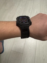 Ремешок с чехлом Spigen Rugged Armor Pro ACS05460 для Apple Watch Ultra 49 мм Black (8809811868791)