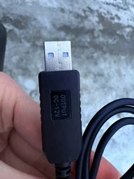 Повышающий переходник - кабель для роутера JoyPro USB с 5В на 9В 5.5x2.1 мм 100 см (1051-2a)