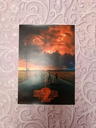 Постер Очень Странные Дела, Stranger Things 2, постер по сериалу, A3 42×30 см (id1195)