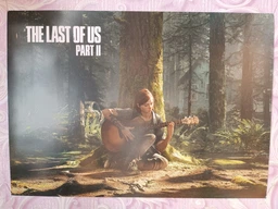 Постер Останні з нас 2, Еллі грає на гітарі, Last Of Us 2, декор кімнати геймера, A1 60×90 см (id4226)