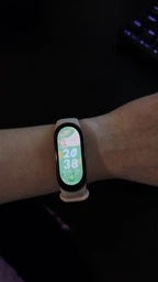 Силиконовый ремешок Original Design MiJobs для фитнес браслета Xiaomi Mi Band 8/9 Orange (4) с металлическим креплением + металлическая кнопка (mrk6562) фото от покупателей 2
