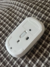 Акумуляторна безшумна ергономічна портативна офісна миша 2.4G + Bluetooth Morandi, сіра фото від покупців 1