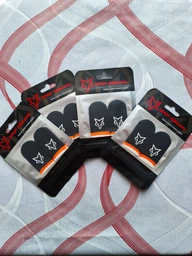 Напальчники Sarafox v1 Carbon Wasp Feelers игровые от пота для пабга игры на телефоне пубг pubg mobile 2 шт Черный с оранжевым