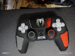 Захисний силіконовий чохол Spider Man для геймпаду DualSense PS5 накладка на джойстик