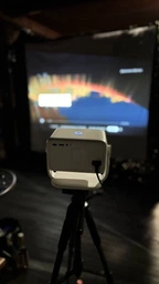 Cмарт проектор для фильмов 650 ANSI яркость 1/8GB портативный SMART Salange P350 4K Projector Ultra HD до 150 дюймов HDMI-совместимый на Android 11 AI Auto Focus поддержка Bluetooth Wi-Fi мультимедийный домашний кинотеатр с автофокусом фото от покупателей 3