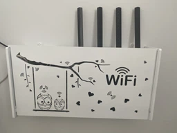 Настенная коробка для роутера Wi-Fi Полка 40*20,5*10 см Совы фото от покупателей 1