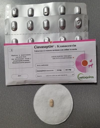 Клавасептин Vetquinol 62,5 мг, 10 таб.