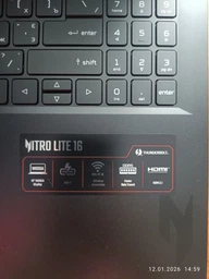 Ноутбук Acer Nitro Lite 16 NL16-71G-54B1(16"/i5-13420H/16/RTX3050/SSD512/DOS) (NH.DAAEX.006) фото від покупців 16