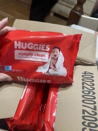 Упаковка влажных салфеток Huggies Simply Clean 72 шт х 10 пачек (5029054238646) фото от покупателей 2