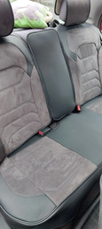 5D Чехлы на сиденья для MITSUBISHI L200 2006-2015 Autovalom Flannel черные с серой вставкою фото от покупателей 2