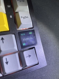 Механічна ігрова клавіатура AJAZZ AK820 RGB Pro для геймерів: Hot-Swap, Gasket Mount, 81 клавіша, PBT кейкапи провідна White-Purple фото від покупців 11
