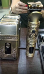 Машинка для стрижки волос и бороды + шейвер VGR V-649, 4 насадки 1–7 мм, USB Type-C, влагозащита IPX6