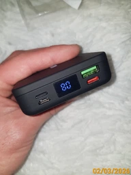 УМБ Павербанк 10000 mAh PD 22.5W Міні, Villini бездротова магнітна зарядка 15W Magsafe, швидка зарядка 3.0 PD, для айфона, телефона, роутера, вбудовані кабелі Lightning, Type-C , V-0017 фото від покупців 8