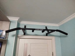 Турник настенный домашний PullUp разборной 3 хвата обычный + широкий + узкий хват черный (P1041)