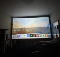 Cмарт проектор для фильмов 650 ANSI яркость 1/8GB портативный SMART Salange P350 4K Projector Ultra HD до 150 дюймов HDMI-совместимый на Android 11 AI Auto Focus поддержка Bluetooth Wi-Fi мультимедийный домашний кинотеатр с автофокусом