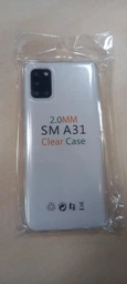 Противоударный прозрачный чехол для Samsung Galaxy A31/A315 фото от покупателей 1