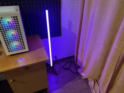 Торшер неоновая лампа Intellect Stand LED RGB от USB напольный светильник, ночник, регулировка с телефона и пульт ДУ фото от покупателей 18