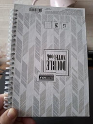 Записна книжка Buromax Double А5 на пружині 96 аркушів у клітинку тверда обкладинка (BM.24571101-01)