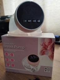 Молоковідсмоктувач акумуляторний бездротовий Breast Pump Model 1 відсмоктувач молока потужний портативний електричний зціджувач 9 режимів 3 рівні 240 мл (BPA Free)