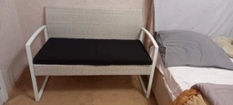 Набір садових меблів - JUST RELAX - Loft Style c Ротангу зі сталевим каркасом Чорний (Диван, стіл, Крісло х2 шт.) фото від покупців 1