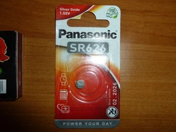 Батарейка Panasonic срібно-цинкова SR626 (377, V377, D377) блістер, 1 шт (SR-626EL/1B) фото від покупців 2