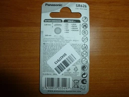Батарейка Panasonic срібно-цинкова SR626 (377, V377, D377) блістер, 1 шт (SR-626EL/1B) фото від покупців 1