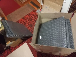 Татамі мат EasyFit SwallowTail коричневий пазл ластівчин хвіст з бортиком 120х120х1 см (EVA пазл-мат для спортзалу та будинку, даянг, будо-мат) фото від покупців 2