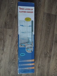 Сушарка для білизни для підлоги Garment Rack With Wheels TM-0035 на 20 кг 3 яруси на колесах фото від покупців 6