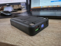 УМБ Павербанк 10000 mAh PD 22.5W Міні, Villini бездротова магнітна зарядка 15W Magsafe, швидка зарядка 3.0 PD, для айфона, телефона, роутера, вбудовані кабелі Lightning, Type-C , V-0017 фото від покупців 1