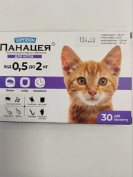 СУПЕРИУМ Панацея, противопаразитарные таблетки для котов 0,5-2 кг фото от покупателей 1