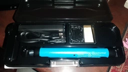 Портативный USB/беспроводной паяльный набор с регулируемой температурой. Синий