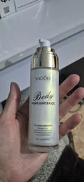 Шиммер для тела Sadoer Body Highlighter Oil №01 silver 85 мл (6976504681318) фото от покупателей 1