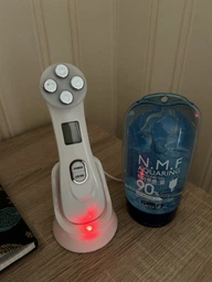 Микротоковый массажер для лица и шеи RF & EMS Beaty Instrument с микротоками 9 режимов лифтинг LPG и тонус кожи для омоложения с микротоками электрический аккумуляторный