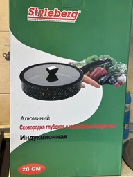 Сковорода глибока d-28 см із гранітним покриттям A-PLUS 1508 фото від покупців 4