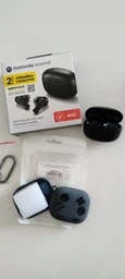 Захисний чохол Deexe Game Console для Motorola Moto Buds - Dark Grey