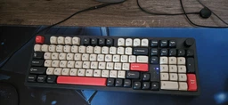 Клавиатура беспроводная GamePro Asgard Drakkar Keychron Super Red Switch Wireless/Bluetooth/USB Blue (MK305BL) фото от покупателей 8
