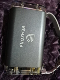 Повербанк для ноутбука 60000 mah 140W с быстрой зарядкой PD Quick Charge 3.0 Fast Charge хороший УМБ Remzona Exover 60X 2 USB-A 2 USB-C для телефона айфона роутера планшета макбука большой LED дисплей портативный мощный фонарик защита IP67 кабель 100W