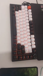 Клавиатура механическая проводная GamePro MK160B Hot-Swap Red Swich 75% RGB Black фото от покупателей 7