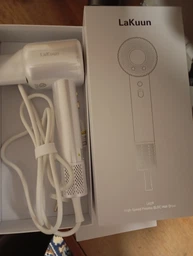 Профессиональный фен LaKuun LK09 Hair Dryer 1700 Вт, 3 уровня скорости, 4 температурные, 24-месячная гарантия, Серый фото от покупателей 4
